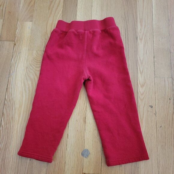 Polo By Ralph Lauren Toddlers Kids Red Comfort Sweatpants Size 24M - Picture 4 of 5